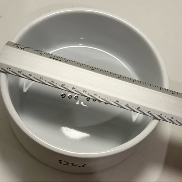 GOOD DOG Ceramic Dog Food Water Bowl with Bone - Picture 8 of 9